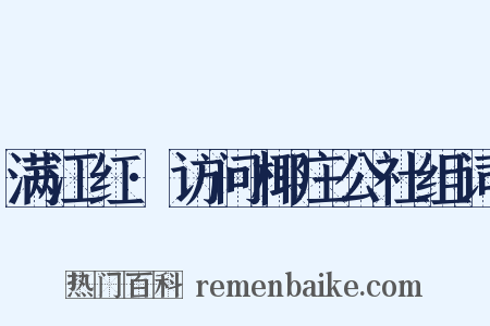 满江红·访问椰庄公社组词是什么意思的图片